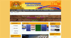 Desktop Screenshot of library.kdn.gov.my